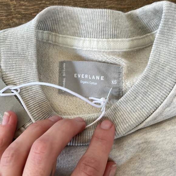 BNWT Track Oversized Crew Sweatshirt By Everlane - Picture 11 of 11